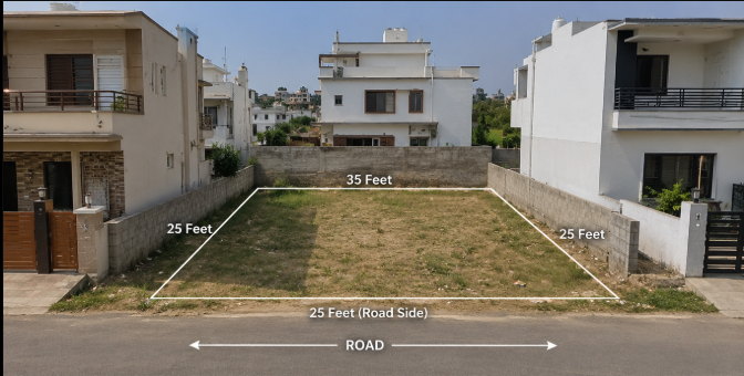 Featured residential plot